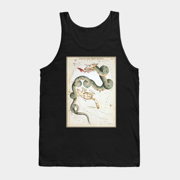 Draco and Ursa Minor Constellations from Urania's Mirror Tank Top by MasterpieceCafe